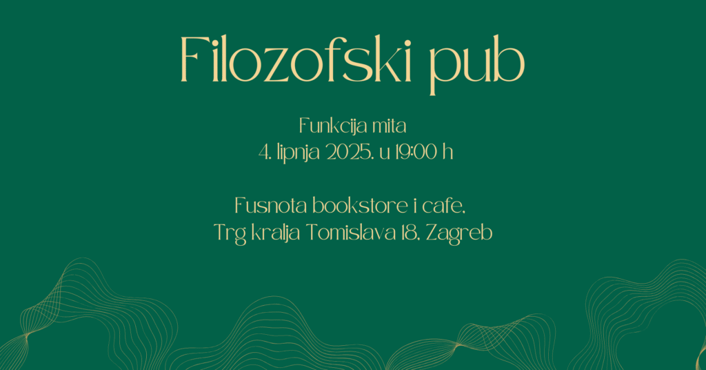 Filozofski pub – 04.06.2025.